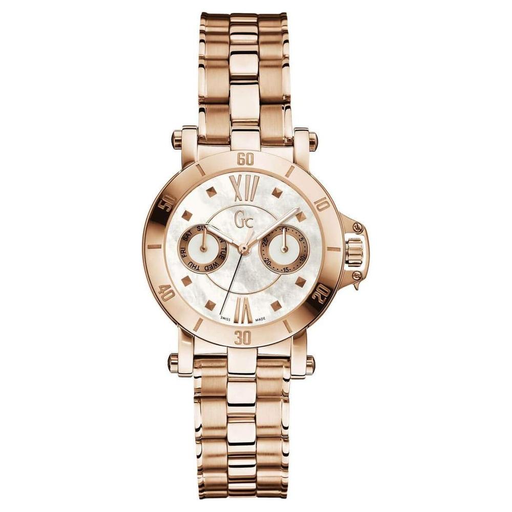 Guess Rose Gold Steel Watch Guess Antique White