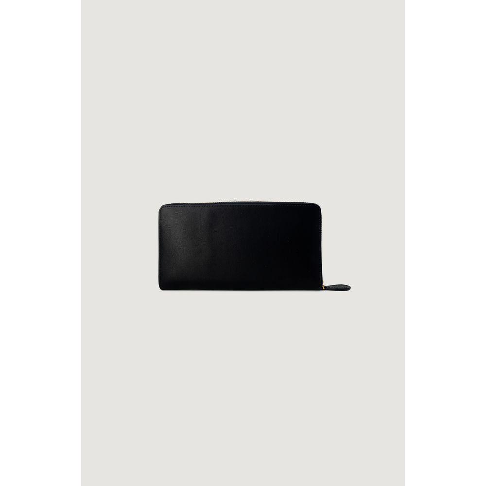 PINKO Black Leather Wallet PINKO Lavender