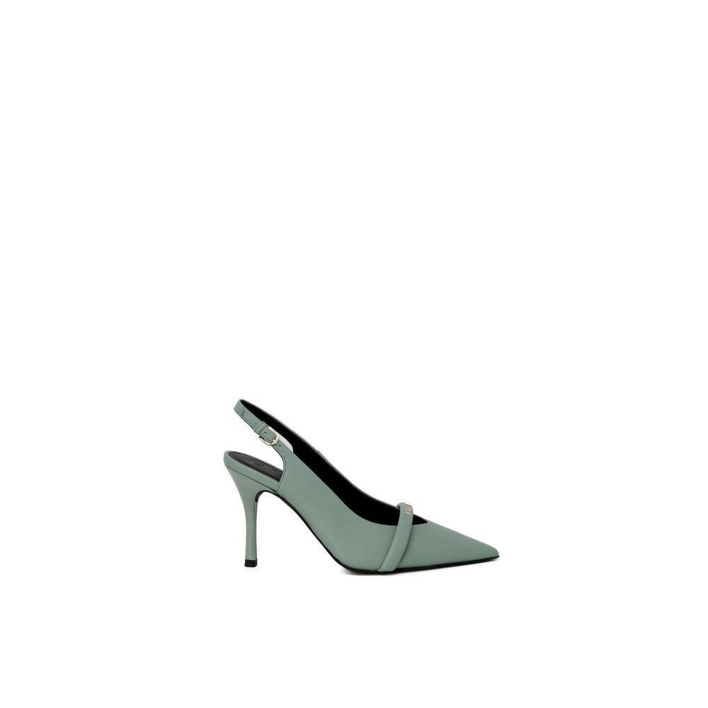 Furla Green Leather High Heel FU-14180102482-EU36/US6
