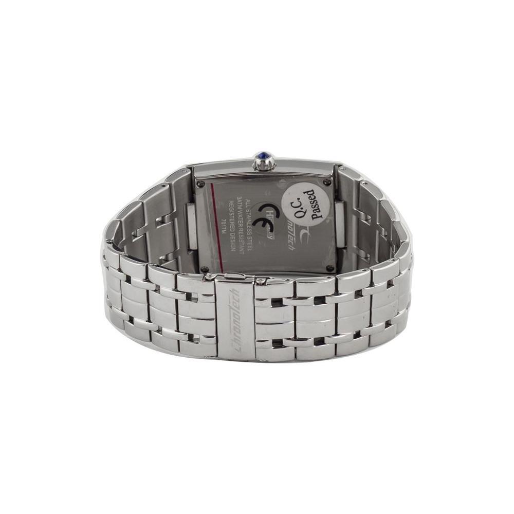 Chronotech Silver Stainless Steel Watch