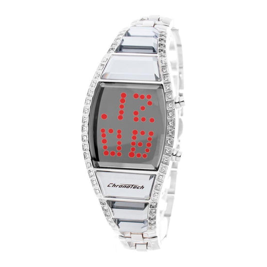 Chronotech Silver Stainless Steel Watch