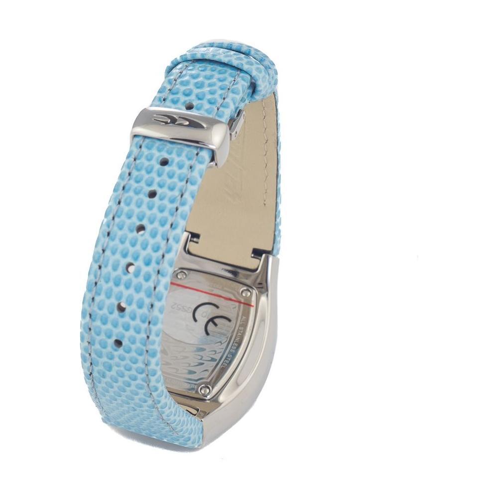 Chronotech Blue Leather Dress Watch