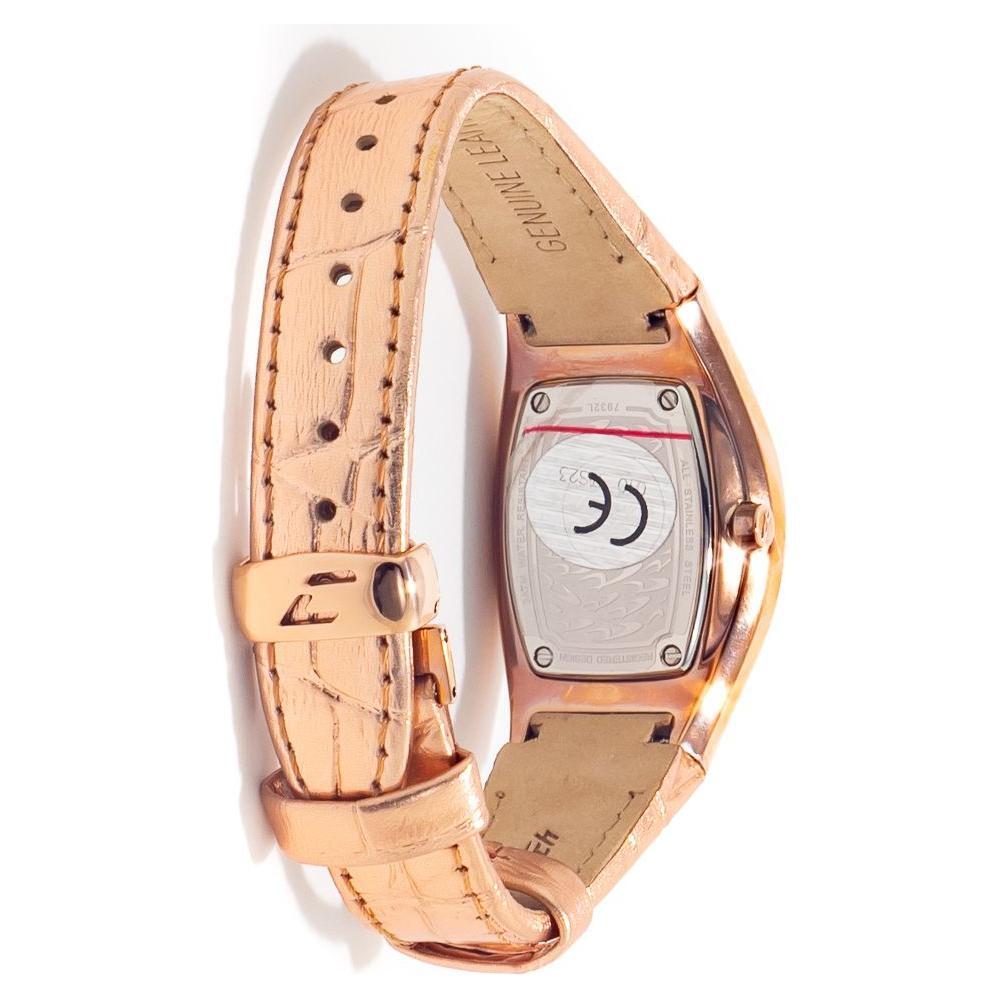 Chronotech Multicolor Leather Dress Watch