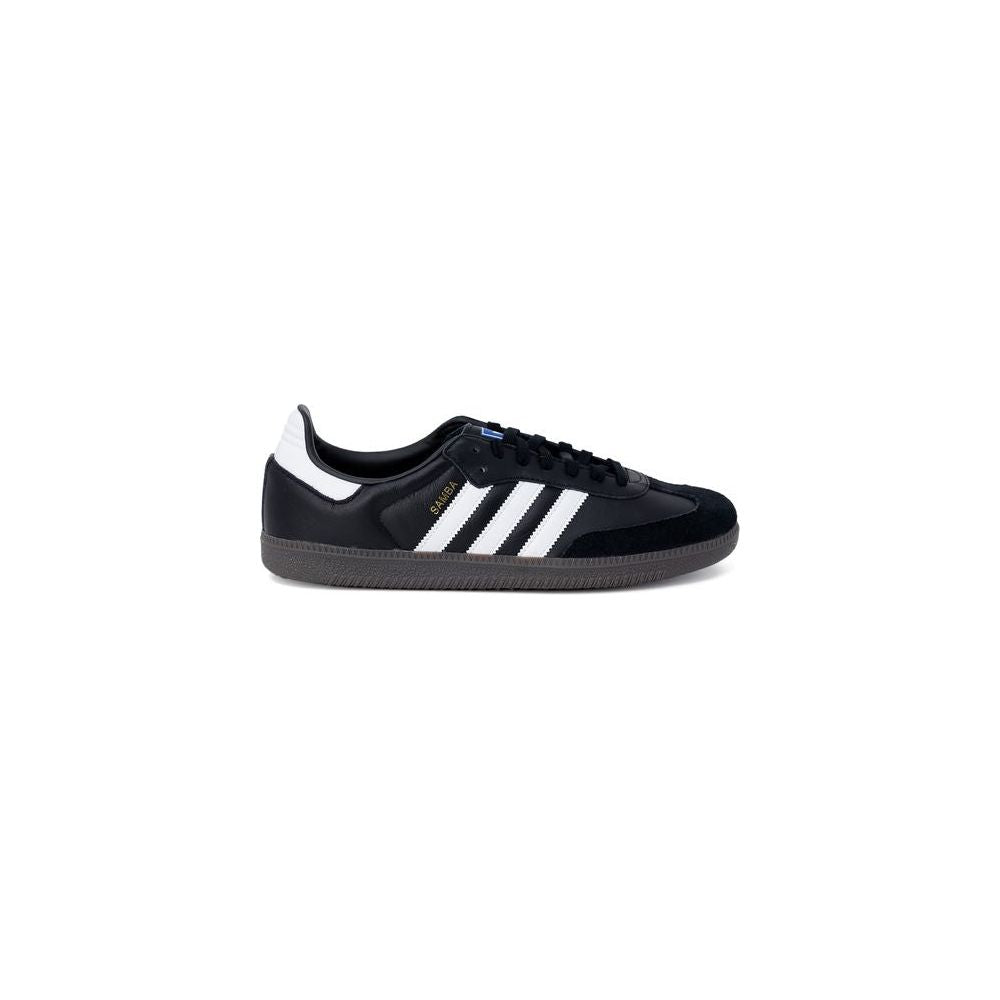 Adidas Black Leather Sneaker Adidas Dark Slate Gray