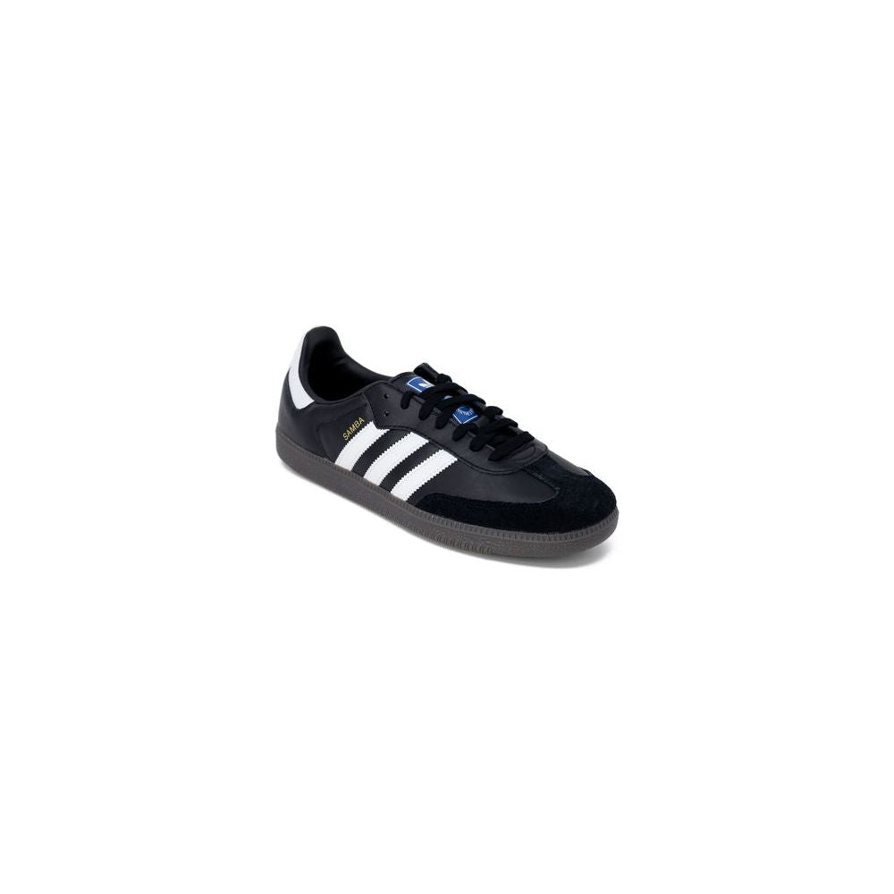 Adidas Black Leather Sneaker Adidas Dark Slate Gray