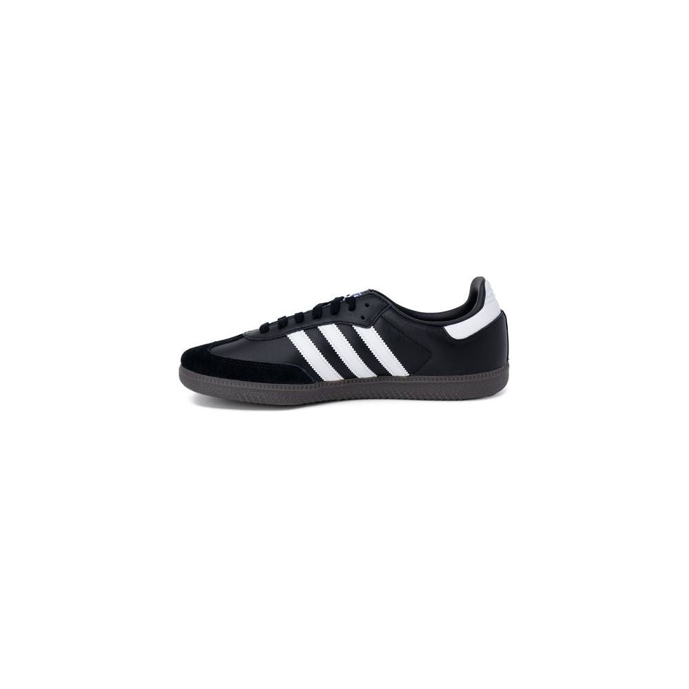 Adidas Black Leather Sneaker Adidas Dark Slate Gray
