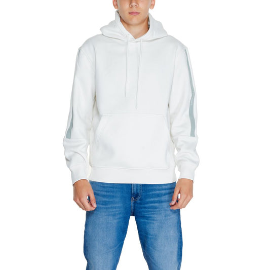 Calvin Klein Jeans Cream Cotton Hoody