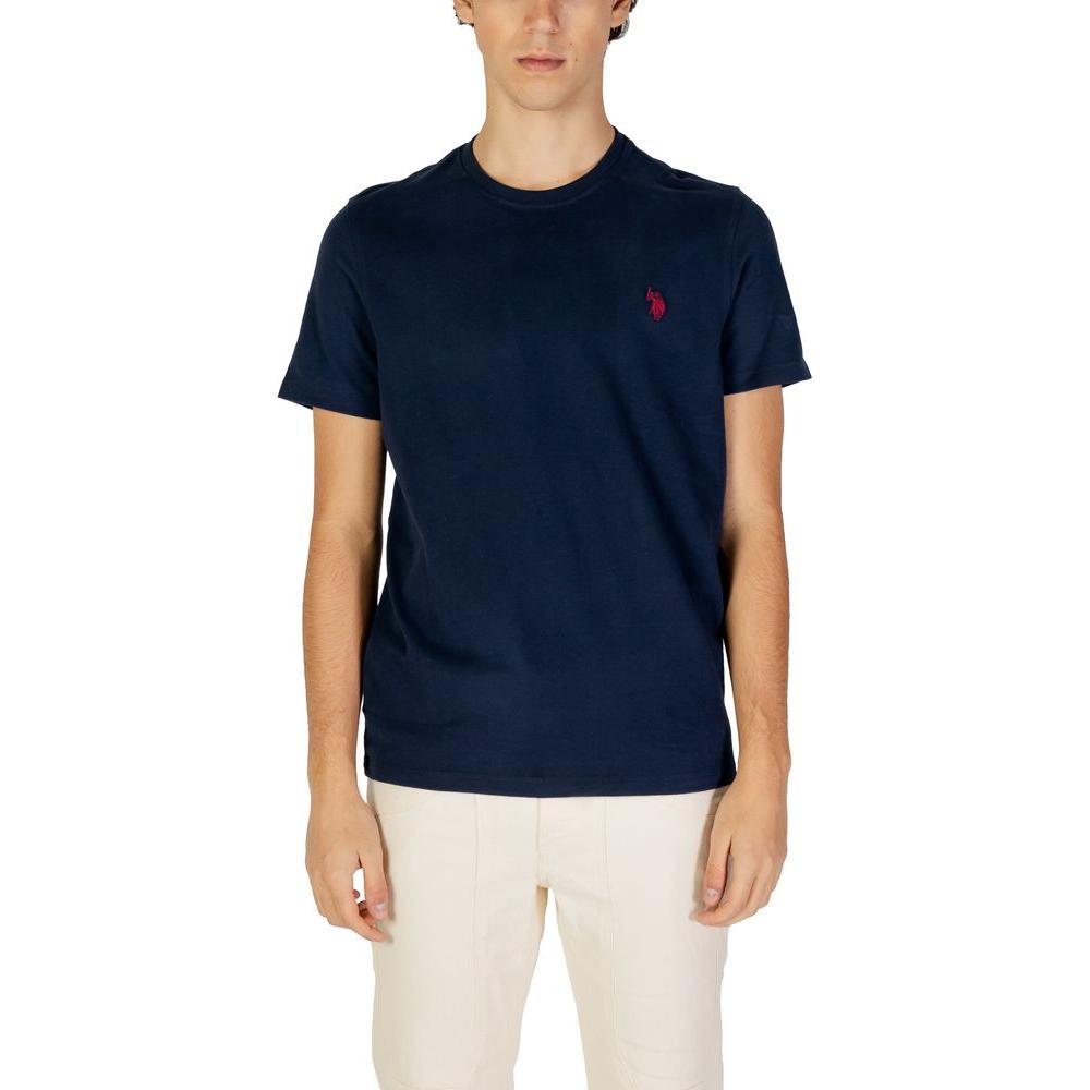 U.S. POLO ASSN. Blue Cotton T-Shirt U.S. POLO ASSN. Tan