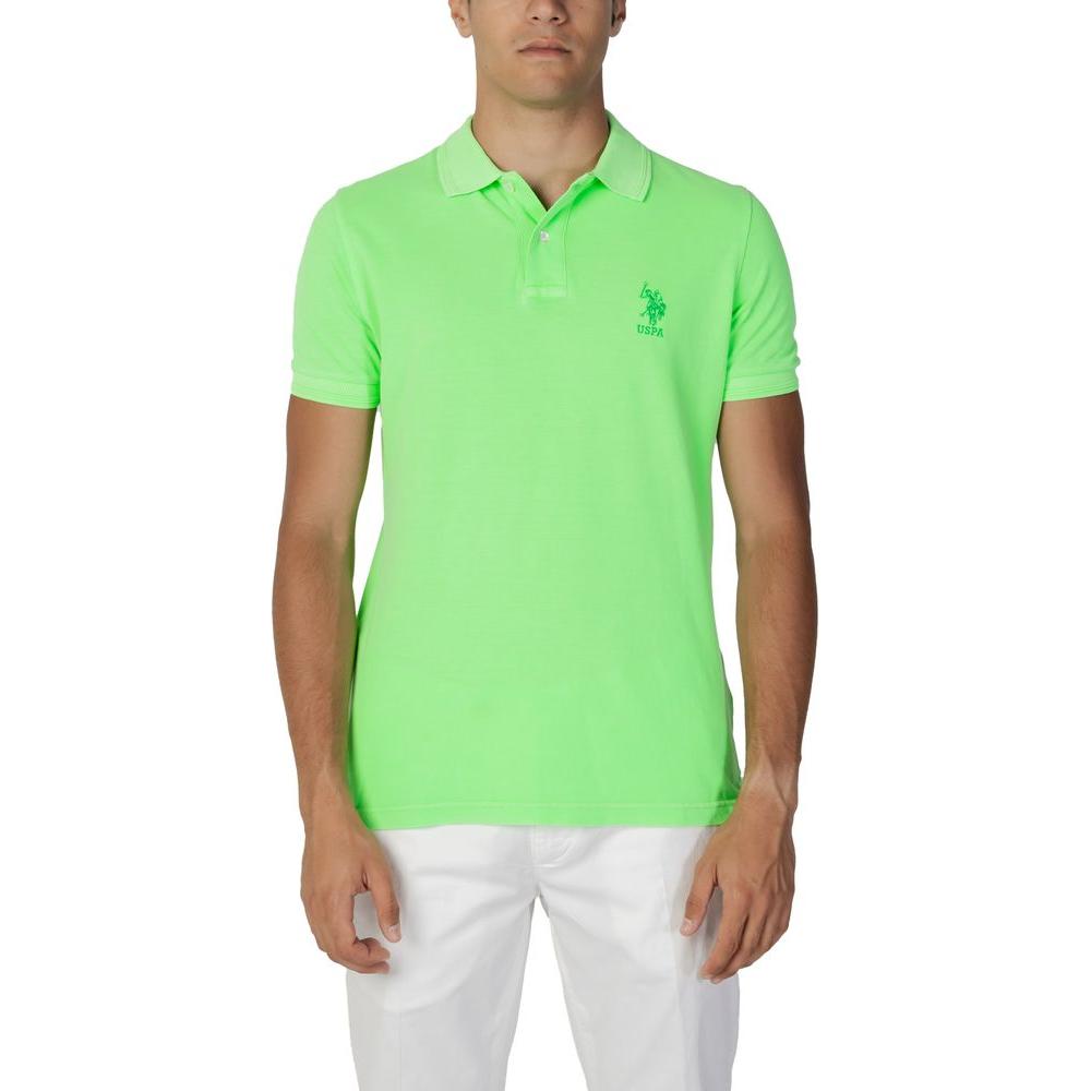 U.S. POLO ASSN. Green Cotton Polo Shirt U.S. POLO ASSN. Light Green