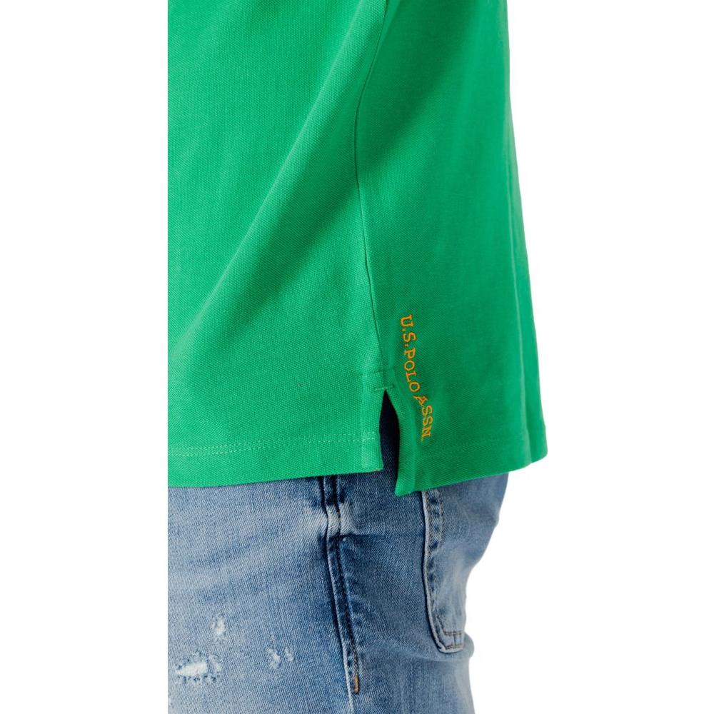 U.S. POLO ASSN. Green Cotton Polo Shirt U.S. POLO ASSN. Sea Green