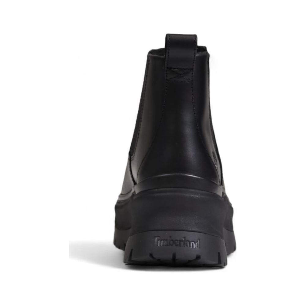 Timberland Black Leather Boot Timberland Dark Slate Gray
