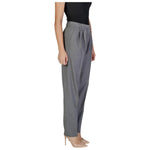 Vila Clothes Gray Polyester Pant VI-15733000136-34 | XXS