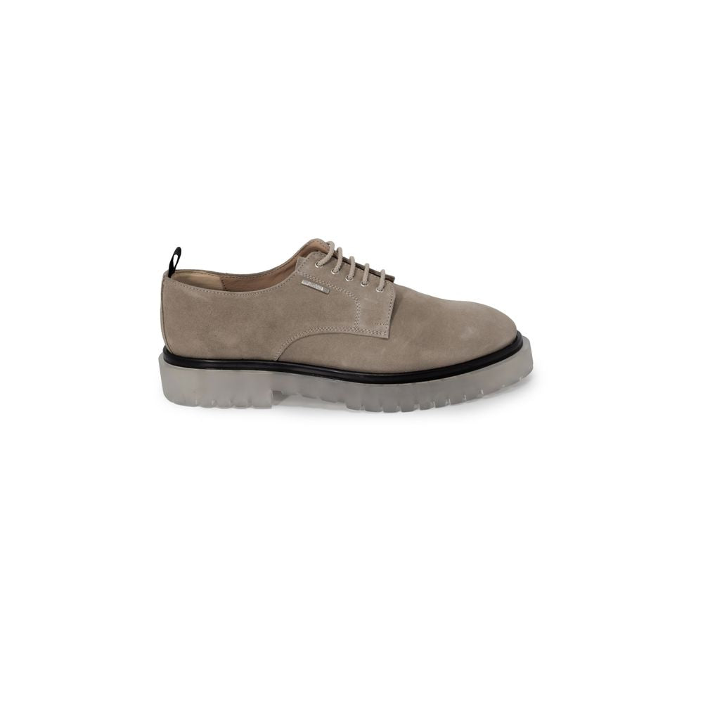 Antony Morato beige polyethylene men's dress shoes, spring/summer collection, 4 cm heel, leather and synthetic rubber composition.