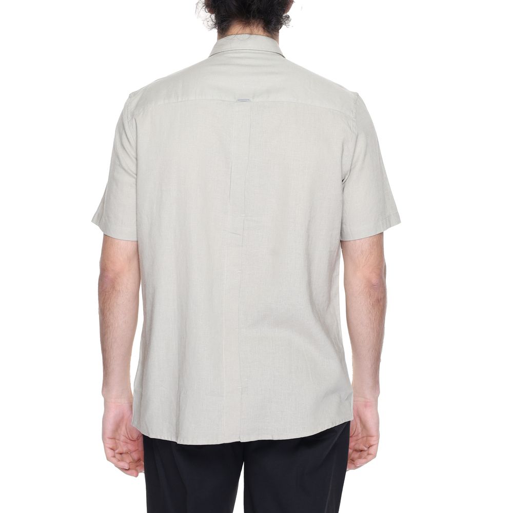 Antony Morato Beige Linen Shortsleeve