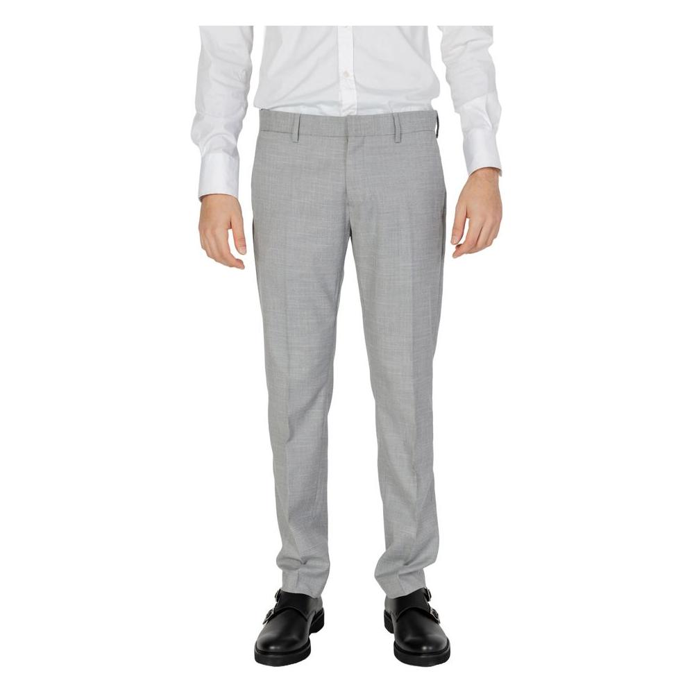 Antony Morato Gray Polyester Jeans & Pant Antony Morato Gray
