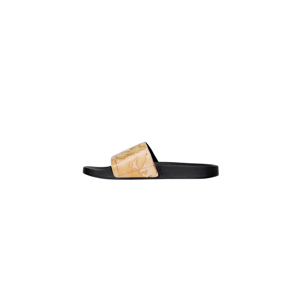 Alviero Martini Prima Classe beige polyethylene men's sandal, spring/summer collection, with 2.5 cm heel height.