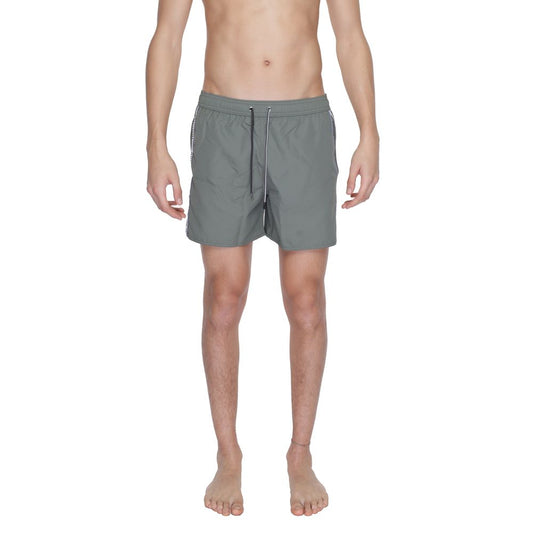 Emporio Armani Underwear Green Polyester Swim Short
