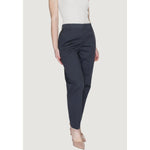 Street One Gray Cotton Pant ST-14200900153-W44 | L28