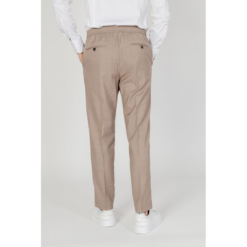 Antony Morato Beige Polyester Jeans & Pant Antony Morato Gray
