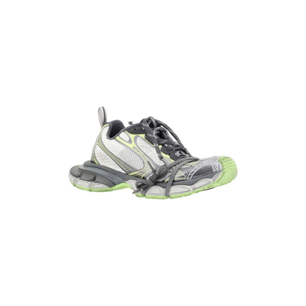 Balenciaga 3XL Sneakers with chunky rubber sole and mesh panels, featuring a double tongue and multiple lace design.