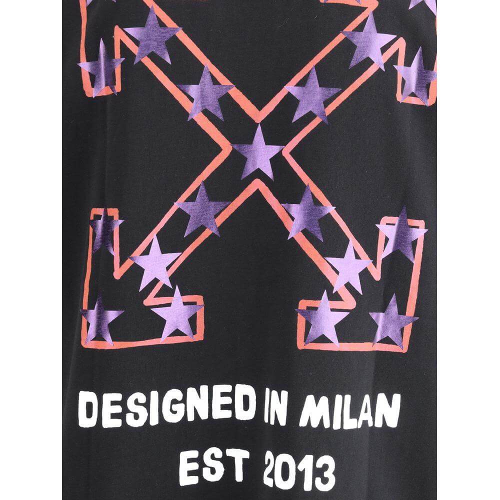 Off-White Star Arrow Skate T-Shirt Off-White Dark Slate Gray