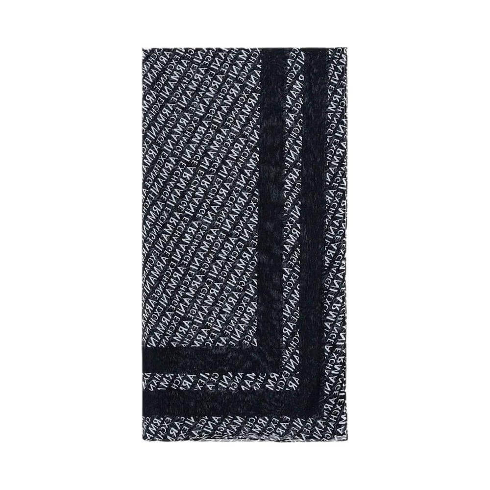 Armani Exchange Black Modal Scarf Armani Exchange Black