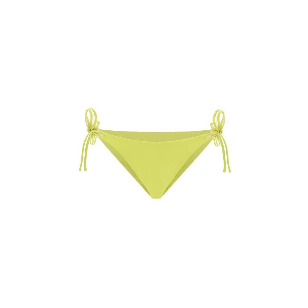 Exilia Simons Swimsuit Briefs, classic tie-side design, in vibrant yellow color.