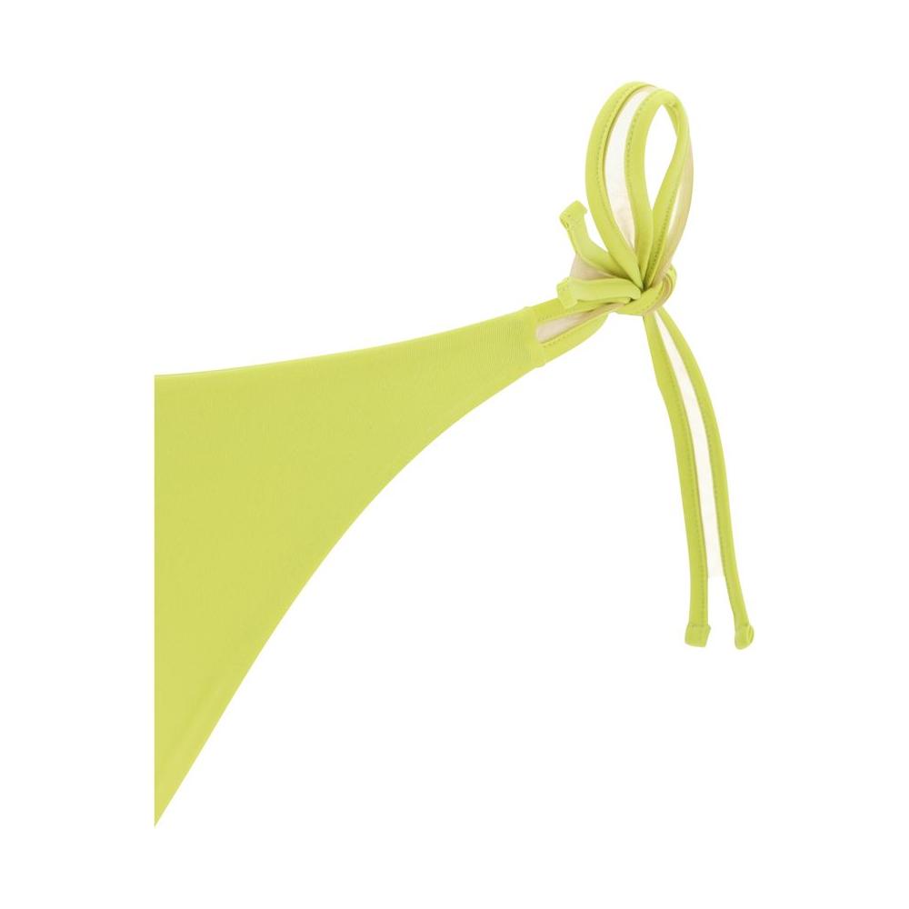 Exilia Simons Swimsuit Briefs, lime green, tie-up design at hips, classic style