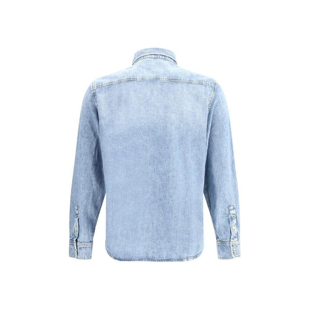 7FOR Western Shirt 7FOR Light Steel Blue