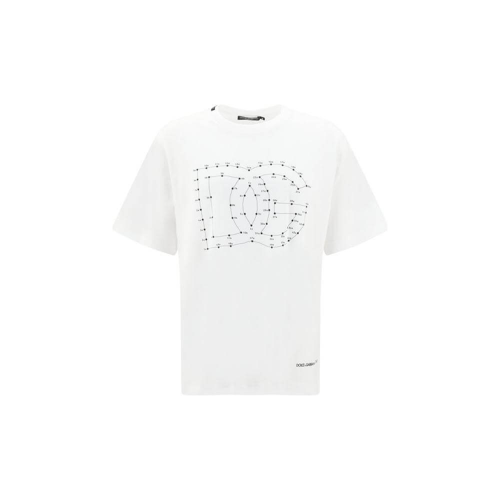 Dolce & Gabbana Logoed T-Shirt Dolce & Gabbana White Smoke