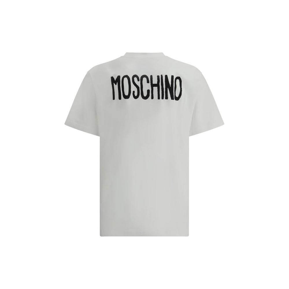 Moschino T-Shirt with text Moschino Light Gray