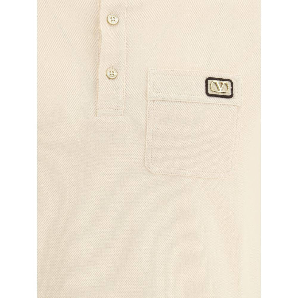 Valentino Polo Shirt Valentino Antique White