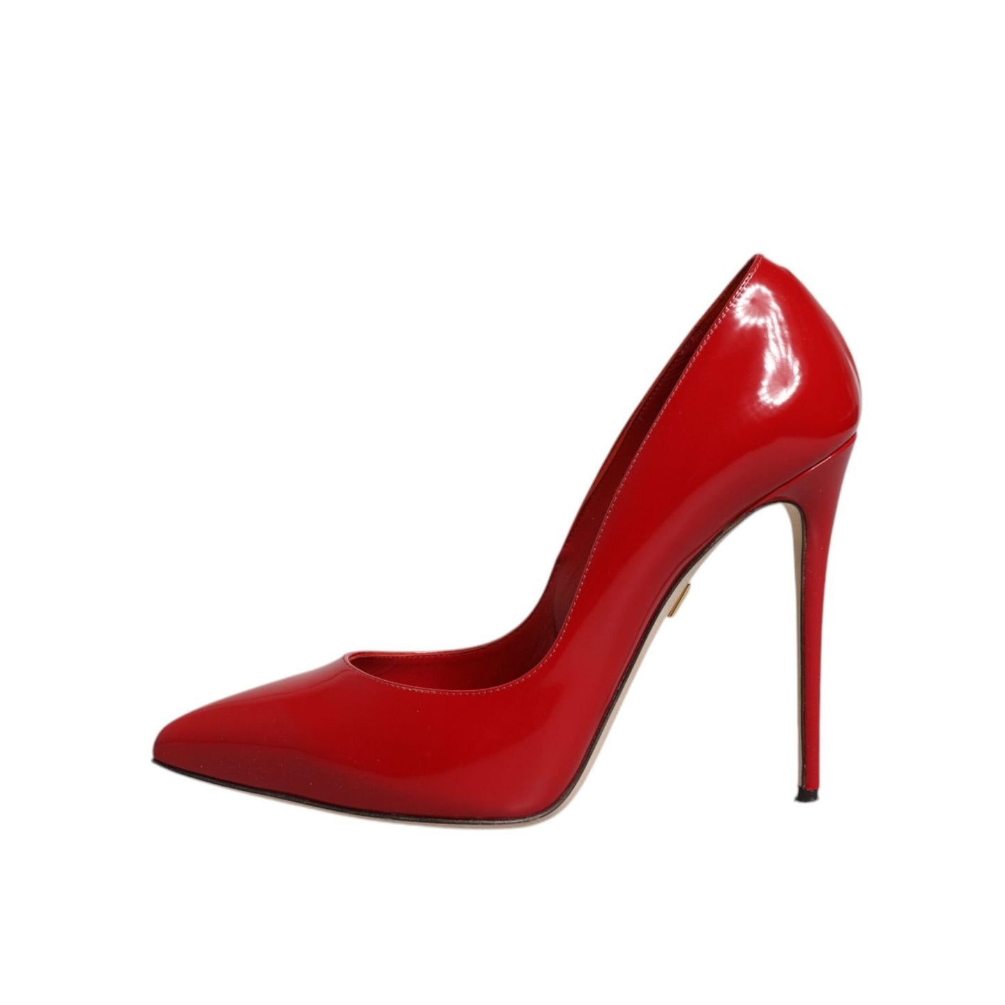 Dolce & Gabbana Red Patent Leather Stiletto Heels Pumps Shoes