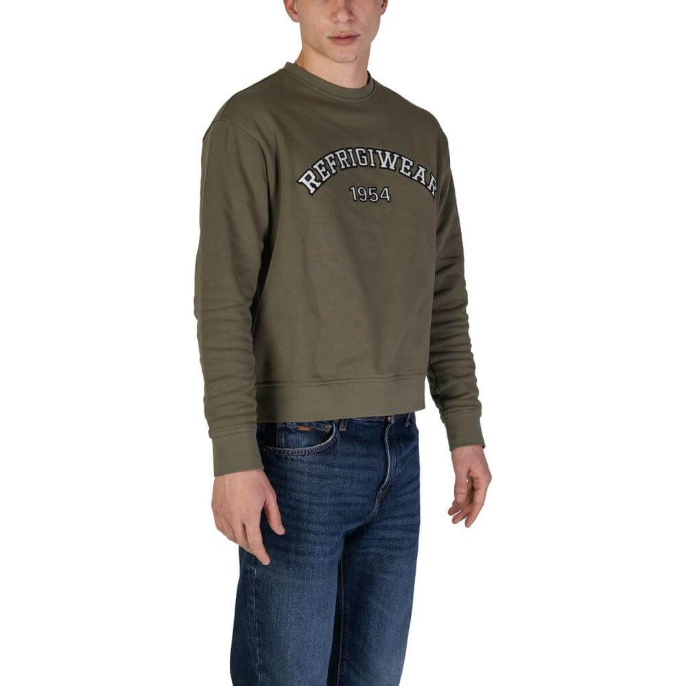 Refrigiwear Green Cotton Sweater