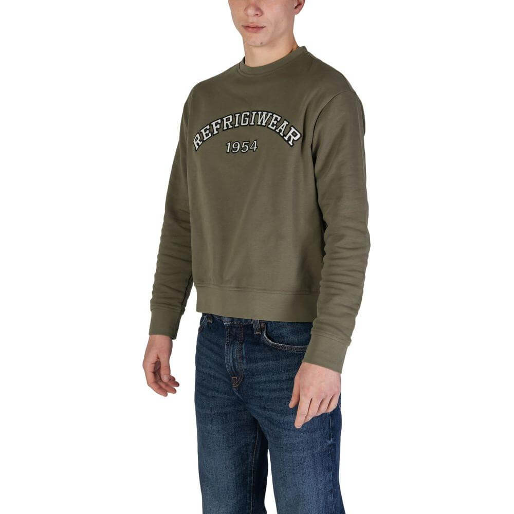 Refrigiwear Green Cotton Sweater