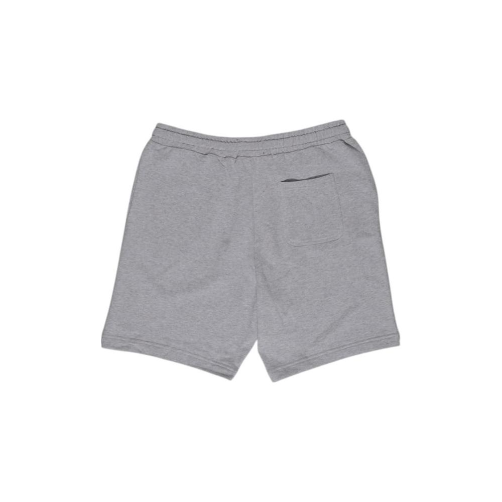 Lyle & Scott men's gray cotton bermuda shorts, fall/winter collection, stylish and comfortable, perfect for casual wear.