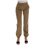 Ermanno Scervino Beige Cotton Corduroys Pants BYX1156-1