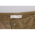 Ermanno Scervino Beige Cotton Corduroys Pants BYX1156-1