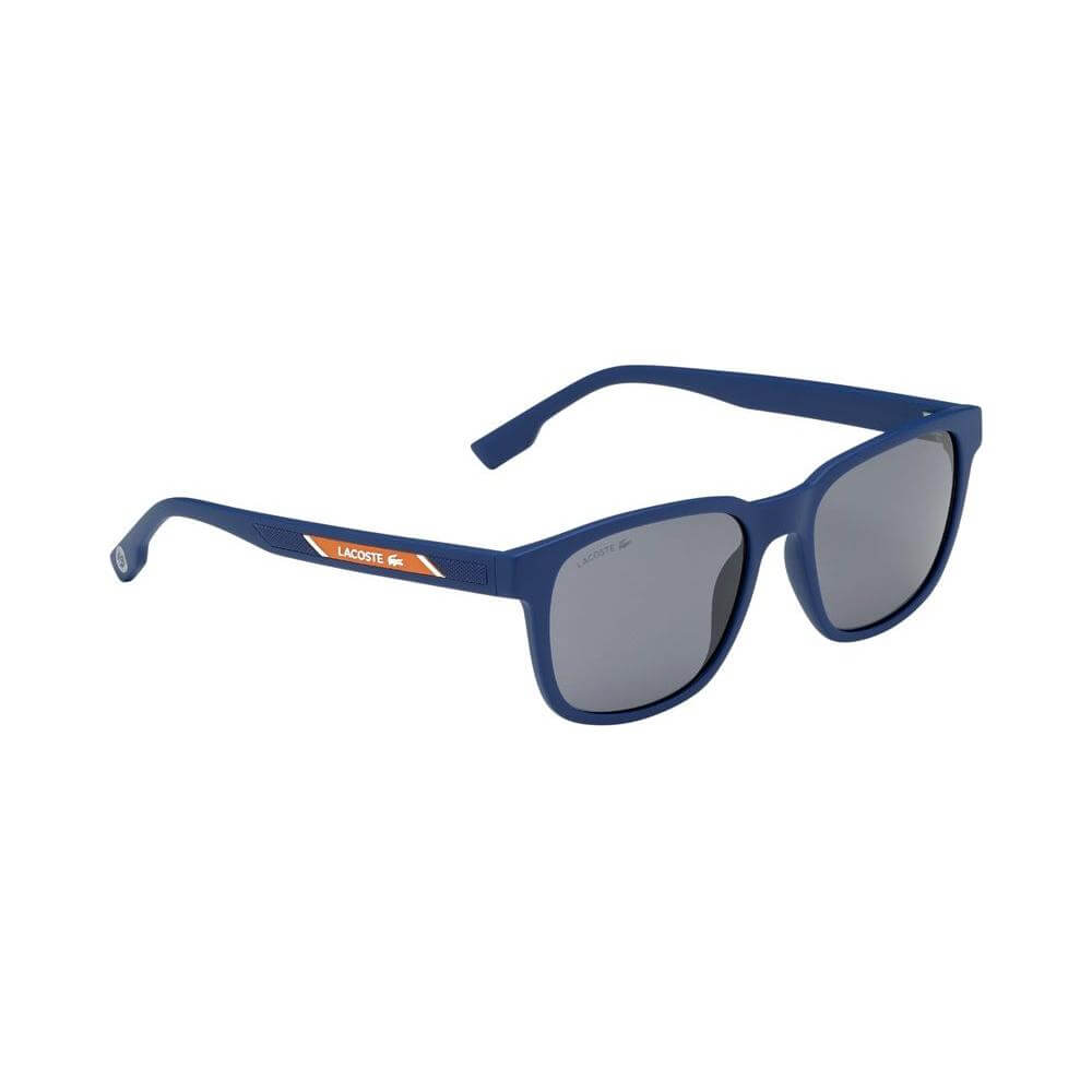 Lacoste blue injected sunglasses L980SRG-400, men's, 54/18/145mm, category 3, featuring a stylish design and high-quality material.