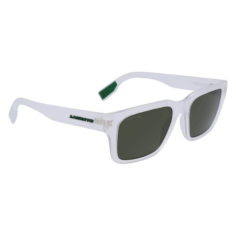 Lacoste transparent sunglasses with injected frame, L6004S-970, featuring Category 3 lenses. Size: 55/19/145 mm.