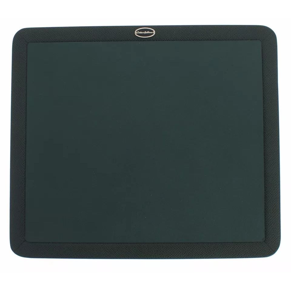 Dolce & Gabbana Green Leather Mouse Pad SIG32269