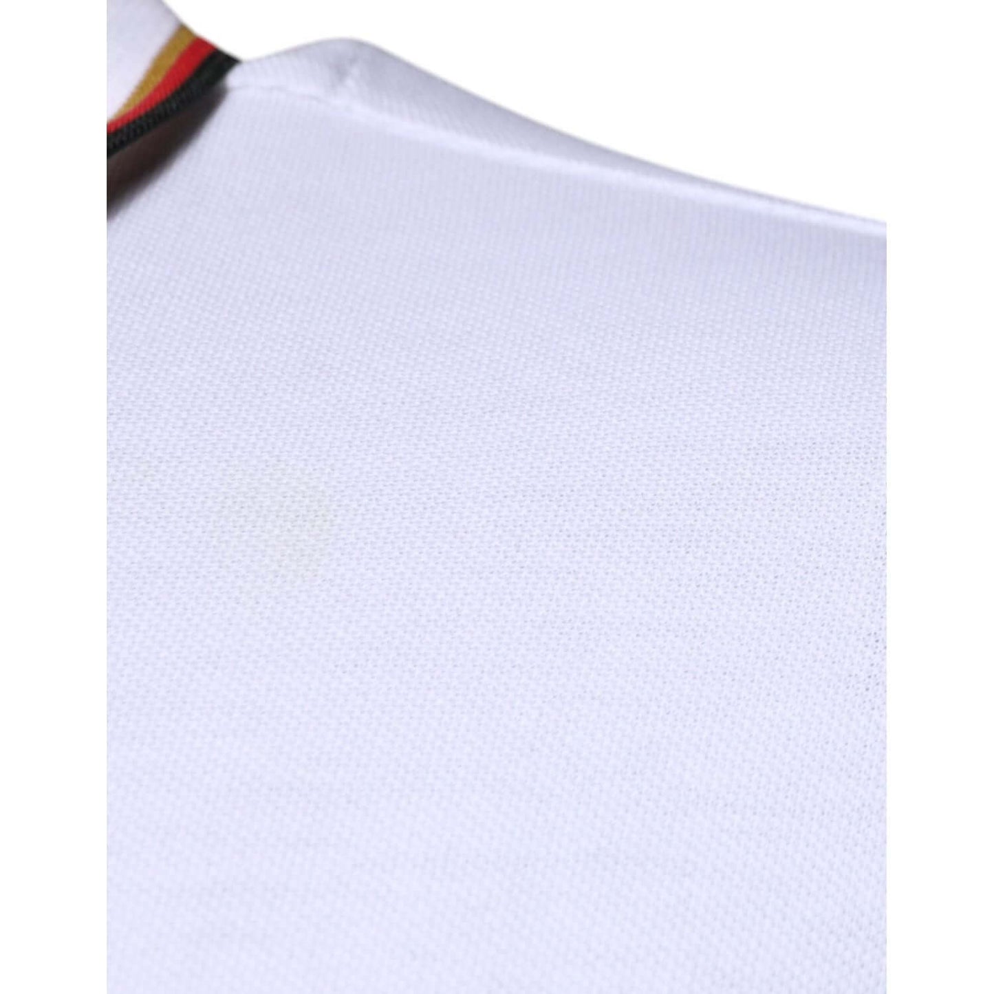 Dolce & Gabbana White Crown Men Full Zip Sweatshirt Sweater