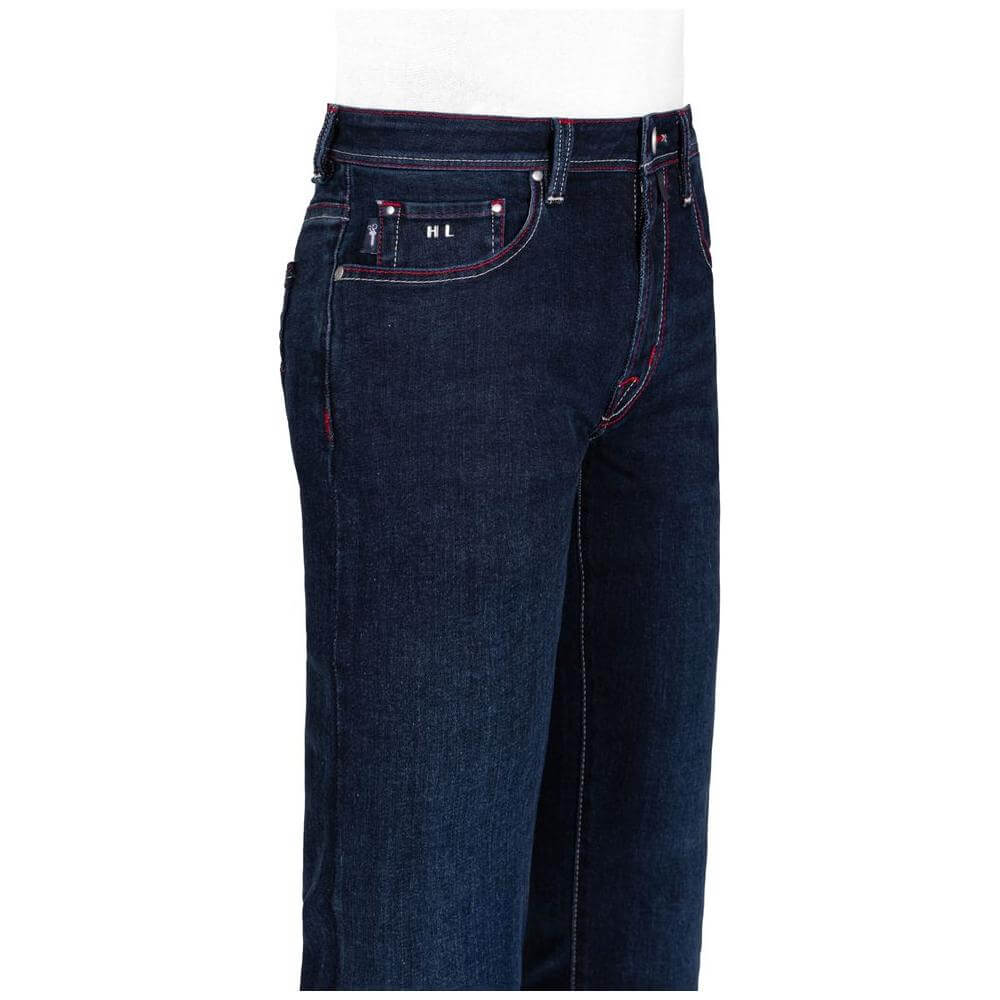 Tramarossa Blue Cotton Jeans & Pant