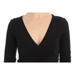 Versace Jeans Black Stretch Longsleeve Sweater Sweater