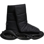 Dolce & Gabbana Black Slip On Wave Quilted Sneakers Shoes MV6675-44