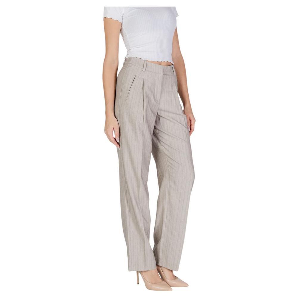 Vero Moda Gray Polyester Pant VE-15677000137-36/34 (W40)