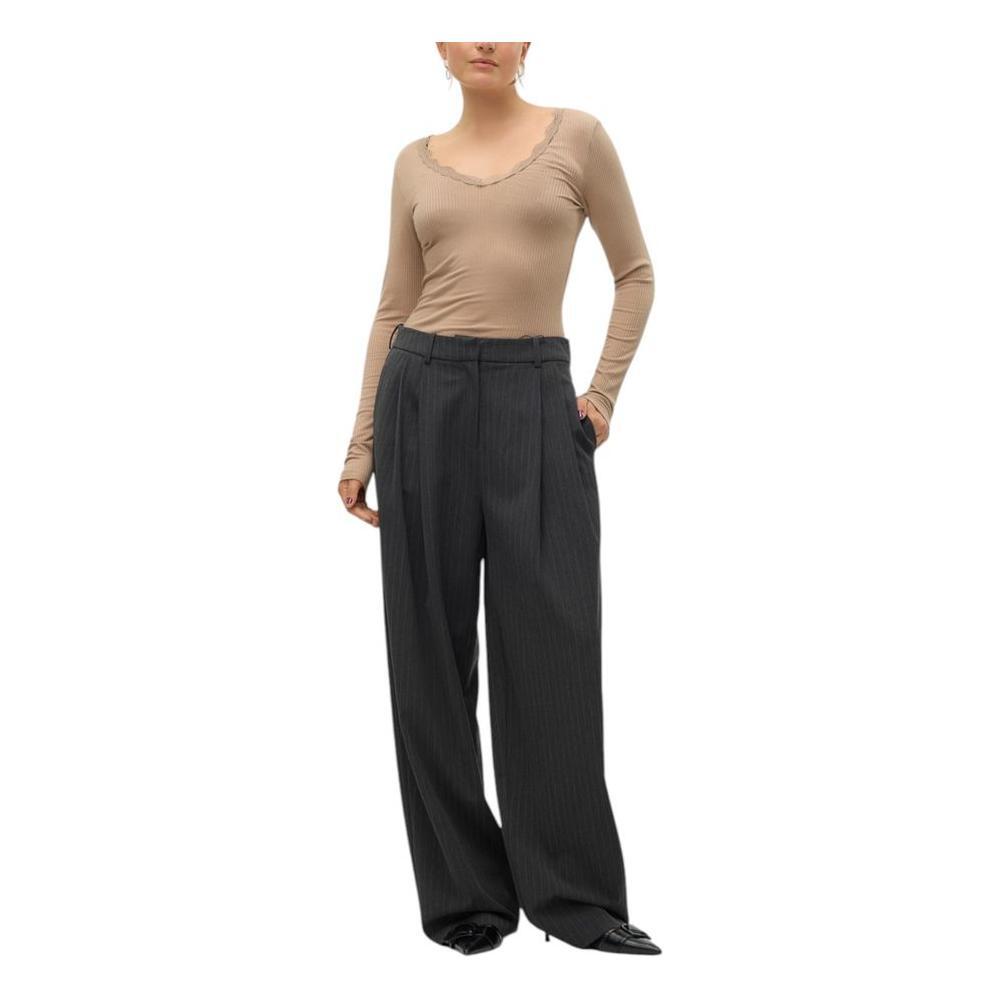 Vero Moda Gray Polyester Pant VE-15707500138-38/32 (W42)