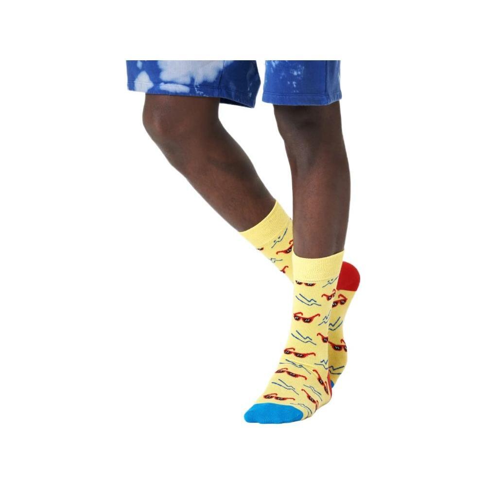 Happy Socks Yellow Cotton Sock