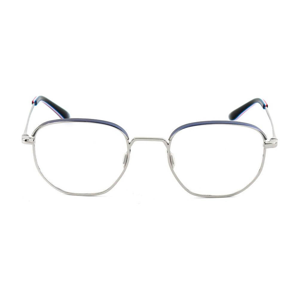 Vuarnet Gray Stainless Steel Sunglasses, model VL19220003, featuring blue accents and dimensions 51/22/145mm.
