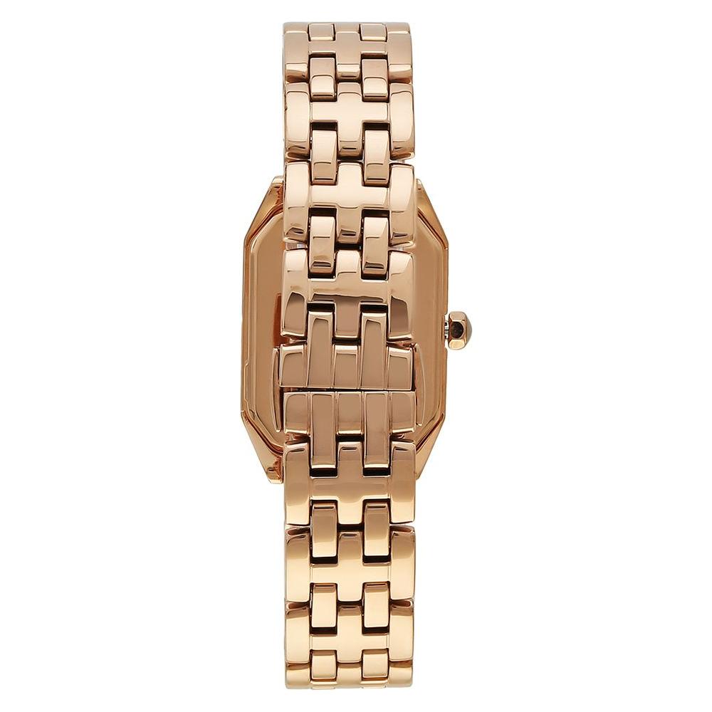 Armani Rose Gold Stainless Steel Watch Armani Rosy Brown